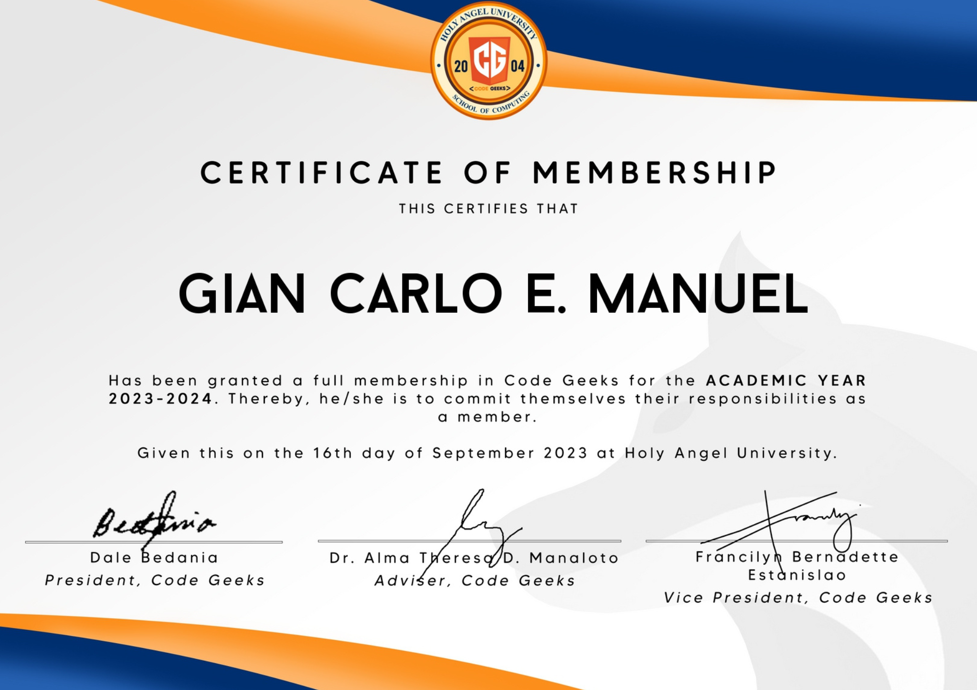 Code Geeks Membership